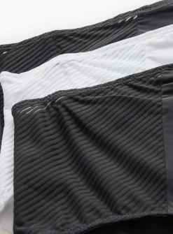 Mesh Stripe Full Knickers 3 Pack 18