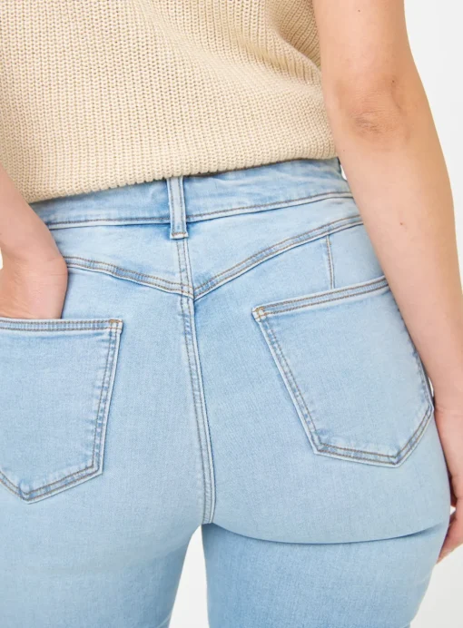 Mid Denim Lift & Shape High Waisted Flared Jeans 20L