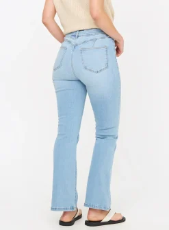 Mid Denim Lift & Shape High Waisted Flared Jeans 20L