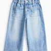 Mid-Wash Wide Leg Jeans 1-2 years