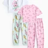 Milkshake & Pink Cherry Print Pyjamas 2 Pack 8-9 years