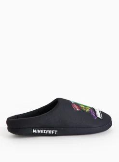 Minecraft Character Print Mule Slippers 10-11 Infant