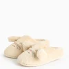 Mini Me Bunny Plush Faux Fur Mule Slippers 10-11 Infant