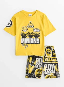 Minions Character Print Pyjama Set 3-4 years