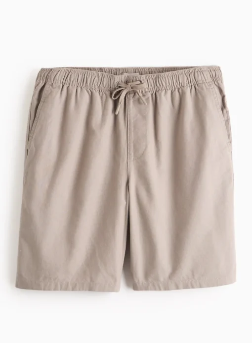 Mink Drawstring Cotton Shorts 44