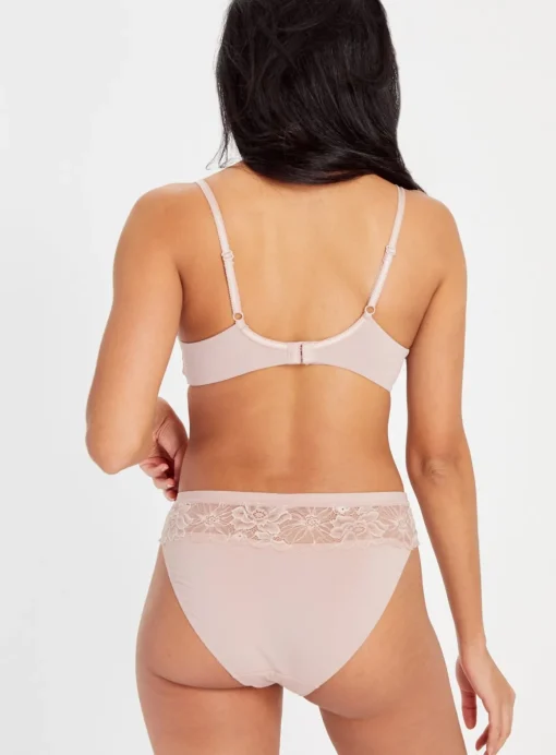 Mink Lace High Leg Knickers 10