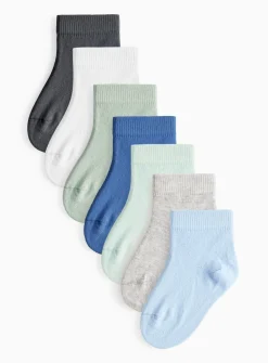 Mixed Socks 7 Pack 12-24 months