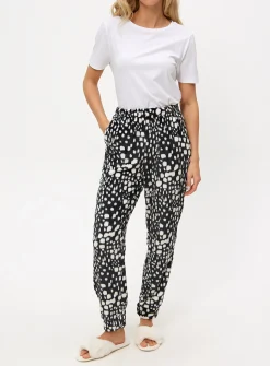 Mono Abstract Fleece Co-ord Pyjama Bottoms M