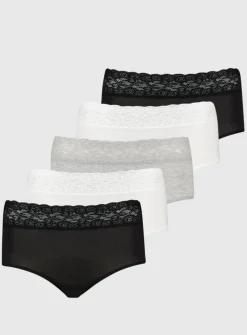 Mono Comfort Lace Full Knickers 5 Pack 20