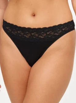 Mono Comfort Lace Thong 5 Pack 18