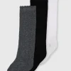 Mono Pointelle Knee High Socks 3 Pack 6-8.5