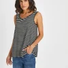 Mono Stripe Longline Vest Top 8