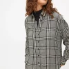 Monochrome Relaxed Fit Check Shirt 18