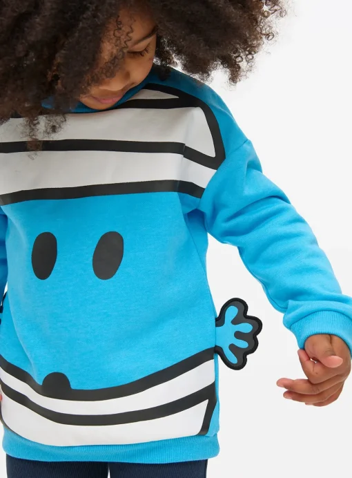 Mr Bump Blue Printed Sweatshirt 1-2 years