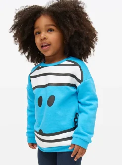 Mr Bump Blue Printed Sweatshirt 1-2 years
