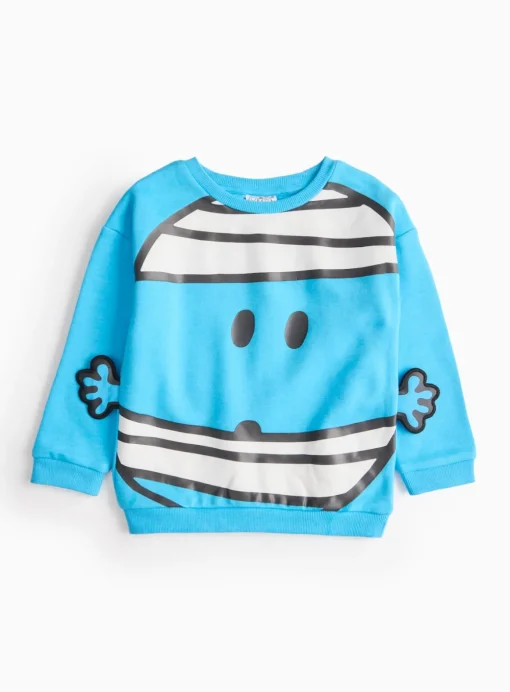 Mr Bump Blue Printed Sweatshirt 1-2 years
