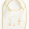 My First Easter Slogan Cotton Bib One Size