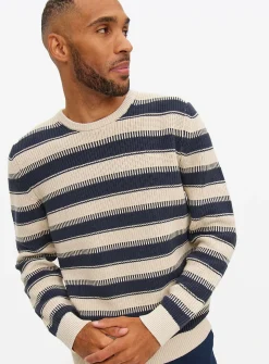 Nautical Comb Stripe Crew Jumper S