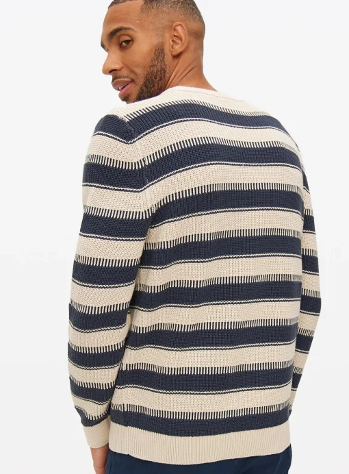 Nautical Comb Stripe Crew Jumper S