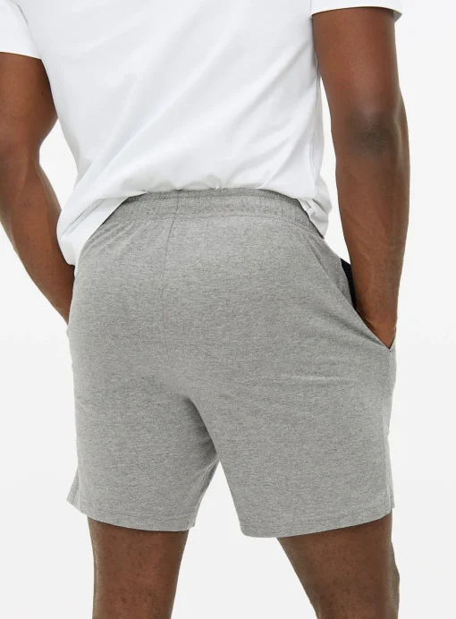 Navy & Grey Jersey Pyjama Shorts 2 Pack XS