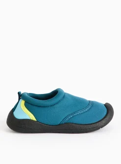 Navy Blue Aqua Swim Shoes 8 Infant