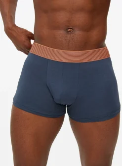 Navy Bright Waistband Hipsters 3 Pack XS