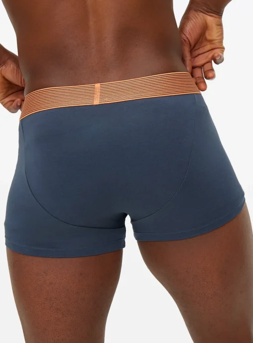 Navy Bright Waistband Hipsters 3 Pack XS