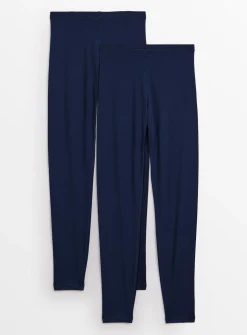 Navy Core Leggings 2 Pack M