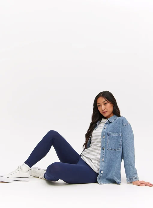 Navy Core Leggings 2 Pack M