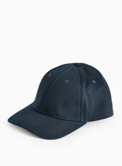 Navy Cotton Cap One Size