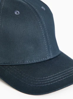 Navy Cotton Cap One Size