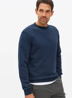 Navy Crew Neck Sweatshirt M