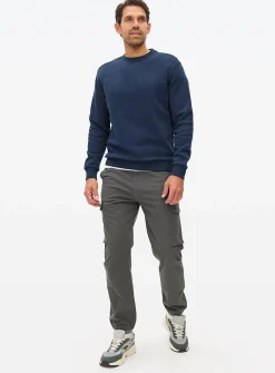 Navy Crew Neck Sweatshirt M