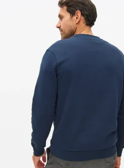 Navy Crew Neck Sweatshirt M