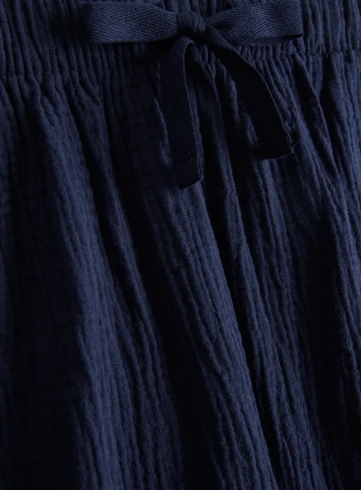Navy Double Cloth Traditional Pyjamas XXL