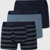 Navy Geo & Stripe Trunks 3 Pack XXL