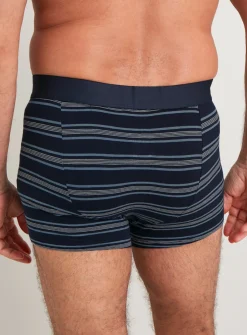 Navy Geo & Stripe Trunks 3 Pack XXL