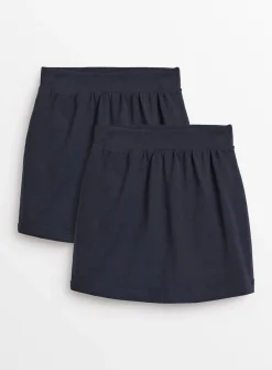Navy Jersey Skorts 2 Pack 5 years