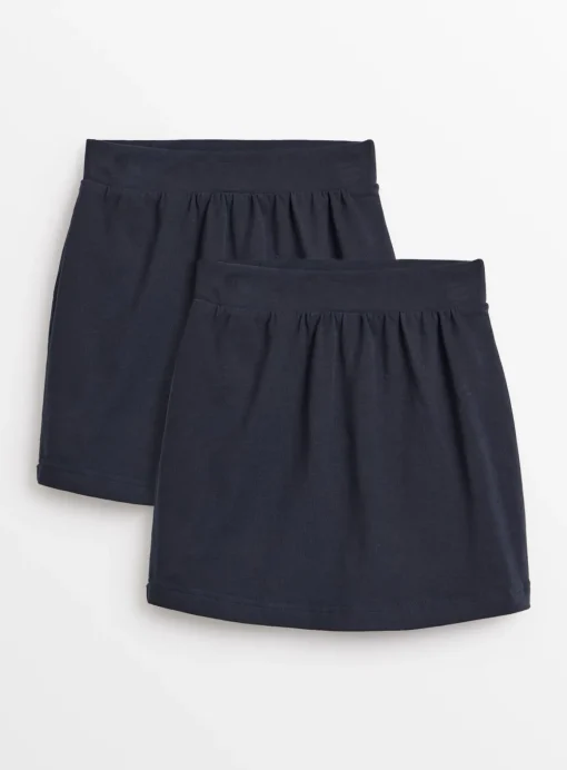 Navy Jersey Skorts 2 Pack 5 years