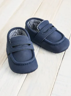 Navy Loafers 9-12 months