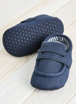 Navy Loafers 9-12 months