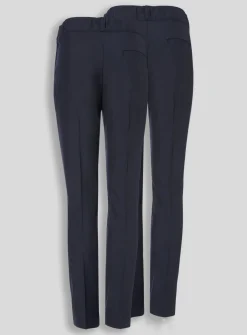 Navy Longer Leg Trouser 2 Pack 5 years
