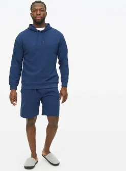 Navy Lounge Ottoman Hoodie XS
