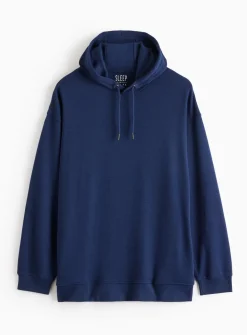 Navy Lounge Ottoman Hoodie XS