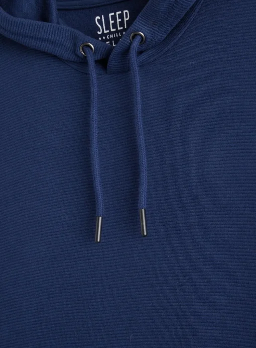 Navy Lounge Ottoman Hoodie XS