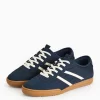 Navy Mesh Retro Style Trainers 12
