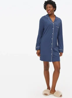 Navy Modal Blend Nightshirt XXL