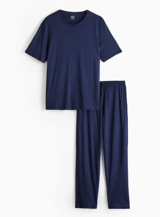 Navy Modal Blend Pyjama Set XL