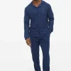 Navy Modal Blend Traditional Pyjamas L