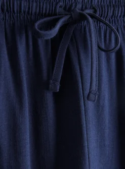 Navy Modal Blend Traditional Pyjamas L